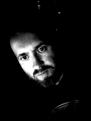 beard, monochrome