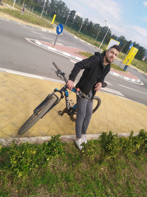 vehicle, bicycle, road, asphalt