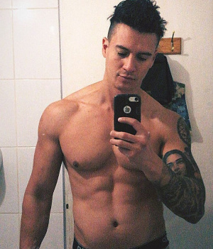 selfie, muscle, dude