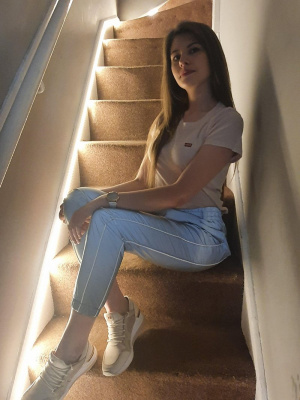 jeans, sitting