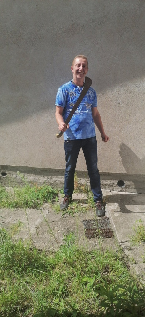 fun, jeans, denim, standing, soil