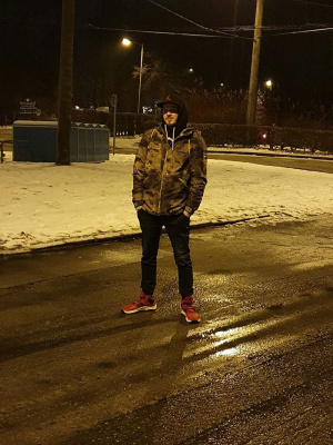 jacket, fun, standing