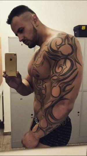 muscle, tattoo