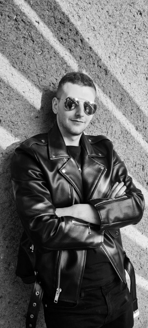 jacket, cool, monochrome