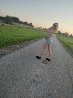 field, road, asphalt, infrastructure