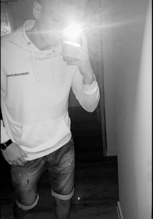 jeans, cool, muscle, standing, monochrome