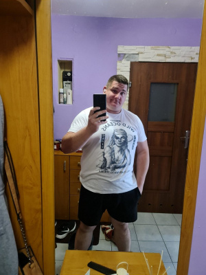 muscle, standing, room