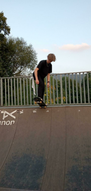 skateboarder, skateboard