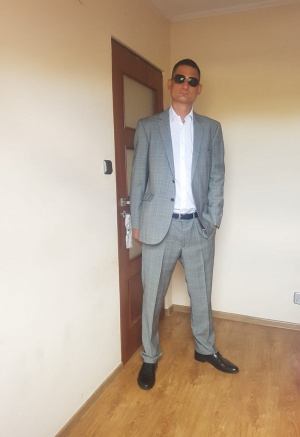 jacket, outerwear, jeans, denim, standing, tie, blazer