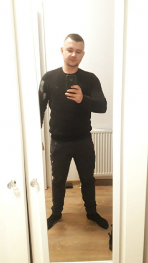 jacket, outerwear, standing