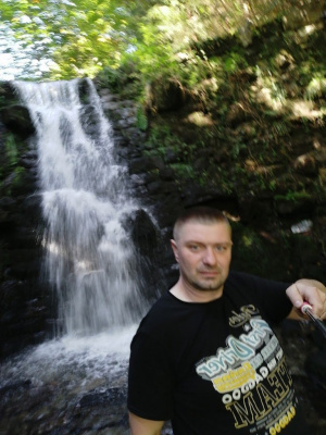 hand, fun, smile, cool, leisure, forest, jungle, waterfall