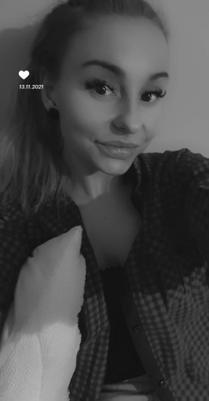 smile, monochrome, model