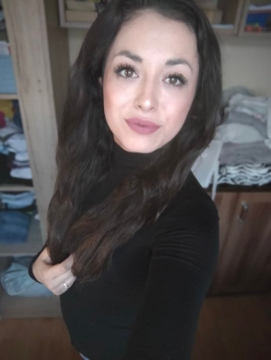 hair, smile