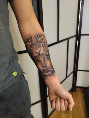 nail, hand, tattoo
