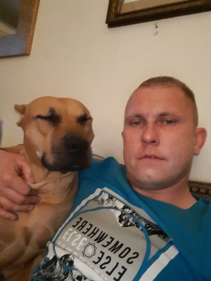 hair, selfie, fun, cool, muscle, dude, beard, dog