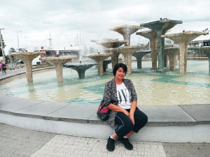 fun, jeans, cool, sitting, leisure, vacation