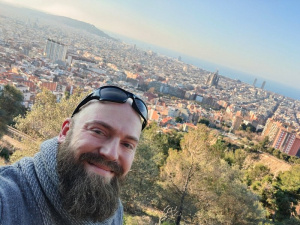 hair, selfie, glasses, sky, vacation, beard, sunglasses, moustache, mountain