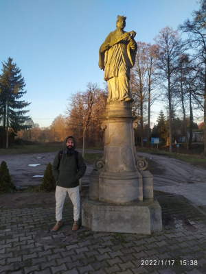 sky, standing, statue, monument