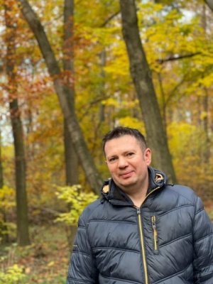 jacket, outerwear, smile, forest