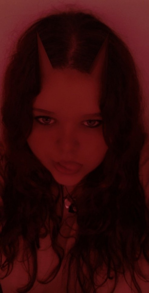 mouth, hair