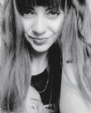 mouth, eyelash, hair, smile, cool, monochrome, bangs
