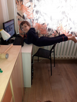 room, chair, desk