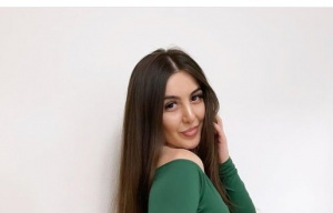 hair, skin, smile