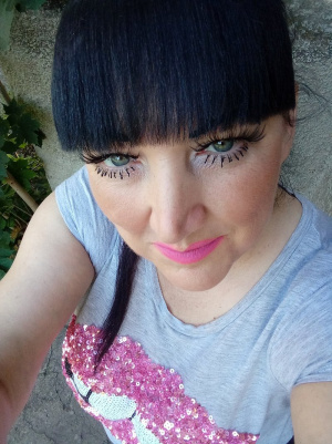 hair, skin, smile, cool, bangs
