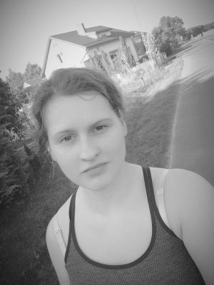 fun, smile, sky, monochrome