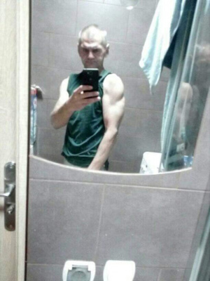 selfie, muscle