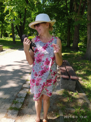 dress, hat, pattern