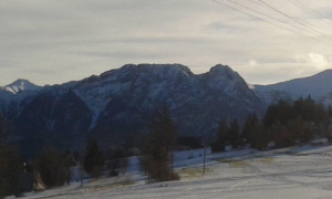 sky, mountain