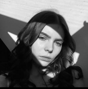 hair, monochrome