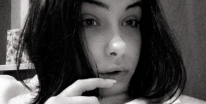 mouth, eyelash, hair, skin, hand, selfie, monochrome