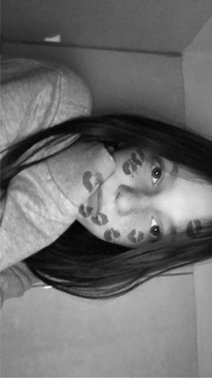 mouth, monochrome