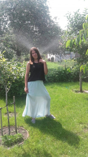 dress, flower, gown