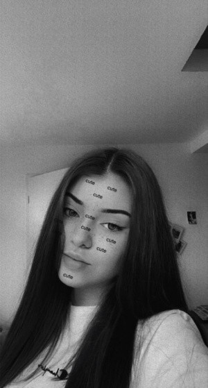 mouth, hair, skin, selfie, smile, monochrome