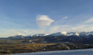 sky, mountain