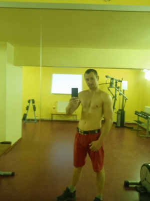 muscle, standing, room