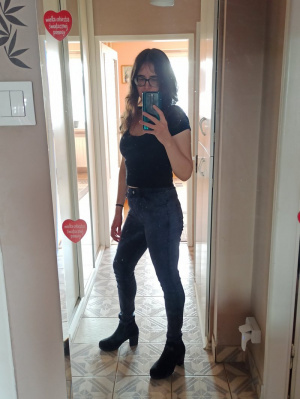 jeans, denim, standing