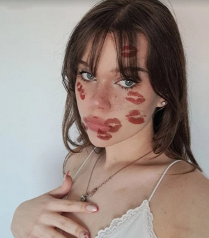 mouth, eyelash, skin, hand