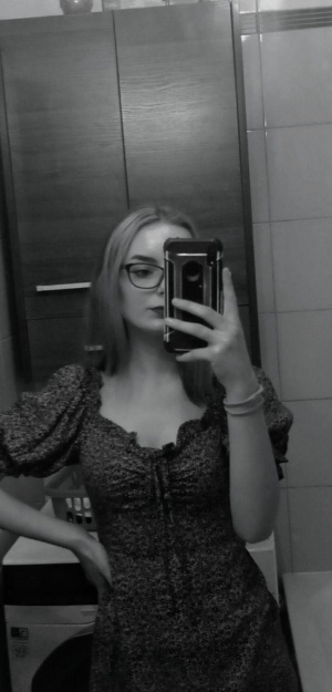 monochrome, dress