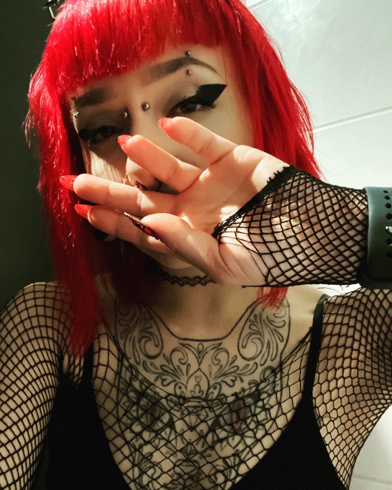 nail, hair, hand, toy, bangs