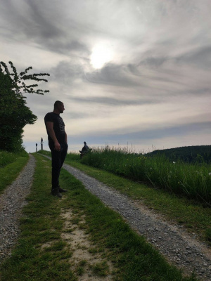sky, standing