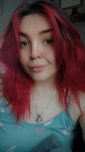 hair, smile, cool, bangs