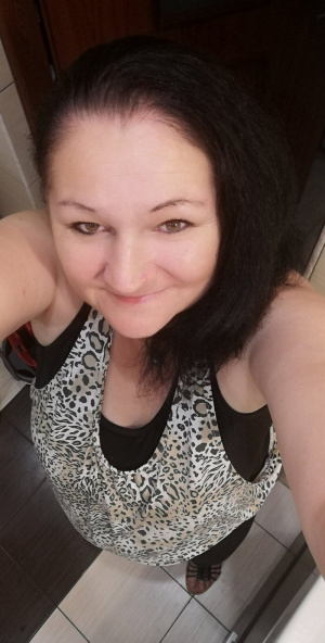 hair, skin, smile
