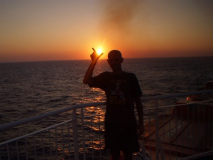 sky, vacation, sunset