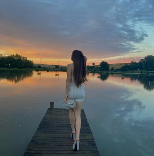 sky, leisure, lake, sunset