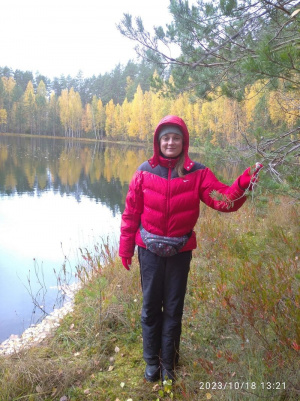 jacket, outerwear, jeans, lake