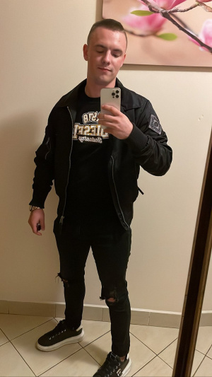 jacket, standing